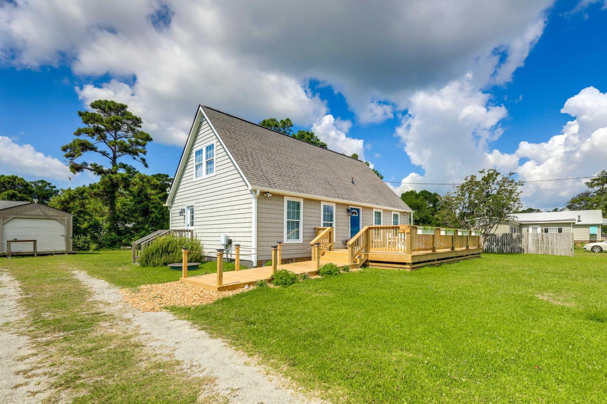 The Willowberry House With Deck And Grill! Harkers Island Buitenkant foto