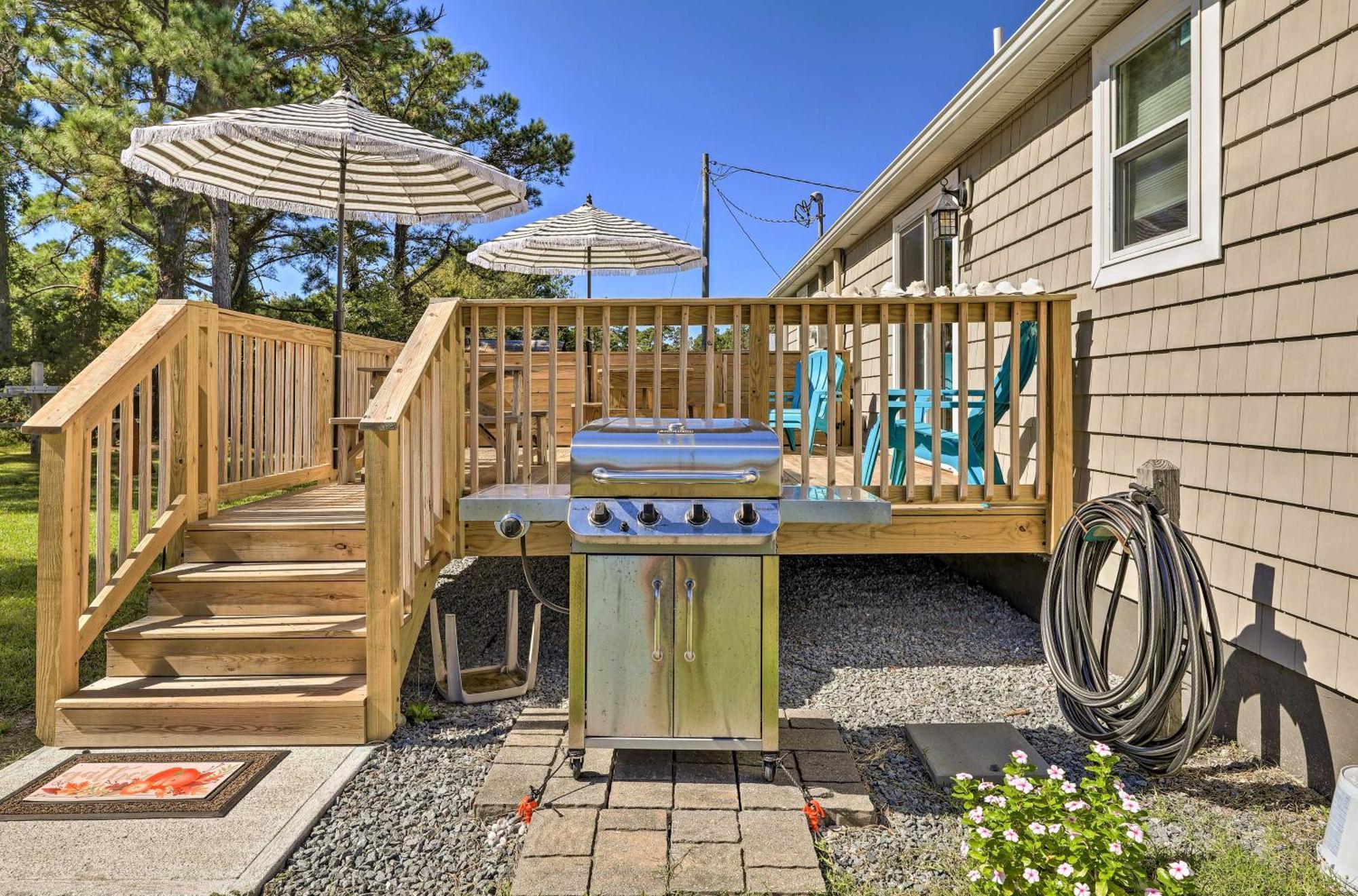 The Willowberry House With Deck And Grill! Harkers Island Buitenkant foto